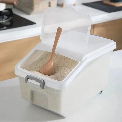 10KG Dry Food Dispenser – Airtight Storage Container with Lid